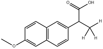萘普生-D3, 958293-77-1, 结构式