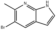 1H-Pyrrolo[2,3-b]pyridine, 5-bromo-6-methyl- Structure