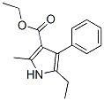 1H-Pyrrole-3-carboxylicacid,5-ethyl-2-methyl-4-phenyl-,ethylester(9CI) Structure