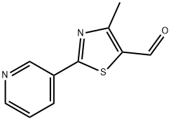 4-Methyl-2-pyrid-3-yl-1,3-thiazole-5-carbaldehyde , 97% Struktur