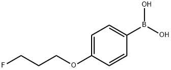 (4-(3-氟丙氧基)苯基)硼酸 结构式