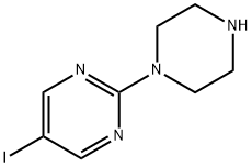 5-Iodo-2-(piperazin-1-yl)pyrimidine Struktur