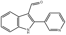 2-PYRIDIN-3-YL-1H-INDOLE-3-CARBALDEHYDE Struktur