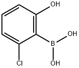 2-Chloro-6-hydroxyphenylboronic acid Structure