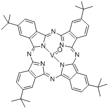 四叔丁基酞菁钒,95865-59-1,结构式