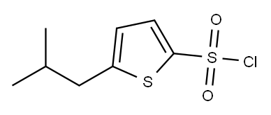 5-Isobutylthiophene-2-sulfonyl chloride Structure