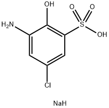 sodium 3-amino-5-chloro-2-hydroxybenzenesulphonate Structure