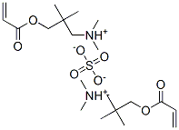 bis[[3-(acryloyloxy)-2,2-dimethylpropyl]dimethylammonium] sulphate Struktur