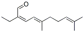 (,Z)-2-ethyl-5,9-dimethyldeca-2,4,8-trienal Structure