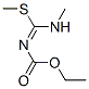 Carbamic  acid,  [(methylamino)(methylthio)methylene]-,  ethyl  ester  (9CI) Struktur