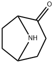 8-アザビシクロ[3.2.1]オクタン-2-オン塩酸塩 化学構造式