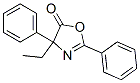 5(4H)-Oxazolone,  4-ethyl-2,4-diphenyl- Structure