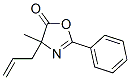 5(4H)-Oxazolone,  4-methyl-2-phenyl-4-(2-propen-1-yl)- Structure