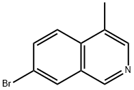 7-Bromo-4-methylisoquinoline Struktur