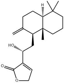 12-羟基-8(17),13-赖百当二烯-16,15-内酯,958885-86-4,结构式