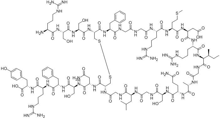 ATRIAL NATRIURETIC FACTOR (4-28) (HUMAN) Struktur