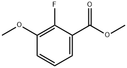 2-フルオロ-3-メトキシ安息香酸メチル 化学構造式