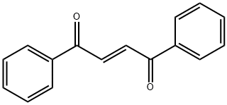 trans-1,2-ジベンゾイルエチレン 化学構造式