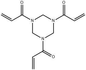 1,3,5-Triacryloylhexahydro-1,3,5-triazine Struktur