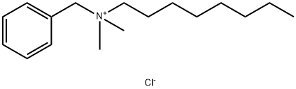 benzyldimethyloctylammonium chloride Struktur