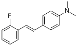 4-[2-(2-Fluorophenyl)vinyl]-N,N-dimethylaniline Structure