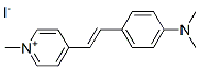 4-[2-[4-(ジメチルアミノ)フェニル]エテニル]-1-メチルピリジニウム·ヨージド 化学構造式