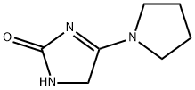 2H-Imidazol-2-one,  1,5-dihydro-4-(1-pyrrolidinyl)- Structure