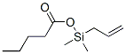 Pentanoic  acid,  dimethyl-2-propen-1-ylsilyl  ester Struktur