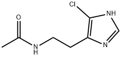 Acetamide,  N-[2-(5-chloro-1H-imidazol-4-yl)ethyl]- Structure