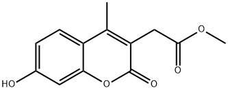 methyl 2-(7-hydroxy-4-methyl-2-oxo-2H-chromen-3-yl)acetate Structure