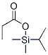 Silanol,  1,1-dimethyl-1-(1-methylethyl)-,  1-propanoate Struktur