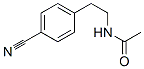 Acetamide,  N-[2-(4-cyanophenyl)ethyl]- Structure