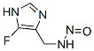 1H-Imidazole-4-methanamine,  5-fluoro-N-nitroso- Structure