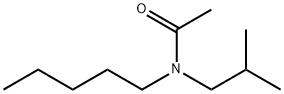Acetamide,  N-(2-methylpropyl)-N-pentyl- Struktur