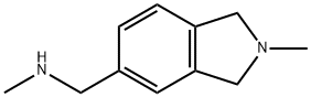 N-甲基-1-(2-甲基异吲哚啉-5-基)甲胺 结构式