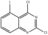 2,4-二氯-5-碘喹唑啉 结构式