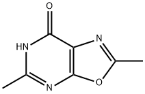 2,5-ジメチル[1,3]オキサゾロ[5,4-D]ピリミジン-7(6H)-オン 化学構造式