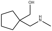 {1-[(methylamino)methyl]cyclopentyl}methanol Struktur