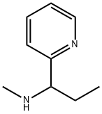 N-METHYL-1-PYRIDIN-2-YLPROPAN-1-AMINE Structure
