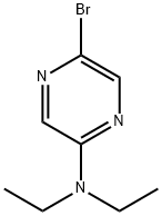 5-BROMO-2-(DIETHYLAMINO)PYRAZINE Structure