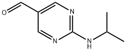 2-(ISOPROPYLAMINO)PYRIMIDINE-5-CARBALDEHYDE Structure