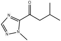 3-メチル-1-(1-メチル-1H-1,2,4-トリアゾール-5-イル)ブタン-1-オン 化学構造式