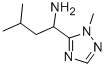 3-メチル-1-(1-メチル-1H-1,2,4-トリアゾール-5-イル)-1-ブタンアミン 化学構造式