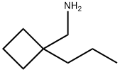 1-(1-プロピルシクロブチル)メタンアミン 化学構造式