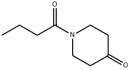 1-丁酰基-4-哌啶酮 结构式