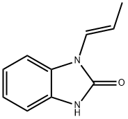 2H-Benzimidazol-2-one,1,3-dihydro-1-(1-propenyl)-,(E)-(9CI) Struktur