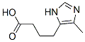 1H-Imidazole-5-butanoic  acid,  4-methyl- Structure