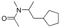 Acetamide,  N-(2-cyclopentyl-1-methylethyl)-N-methyl- Struktur