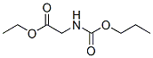 Glycine,  N-(propoxycarbonyl)-,  ethyl  ester Struktur