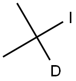 2‐ヨードプロパン‐2‐D1 化学構造式